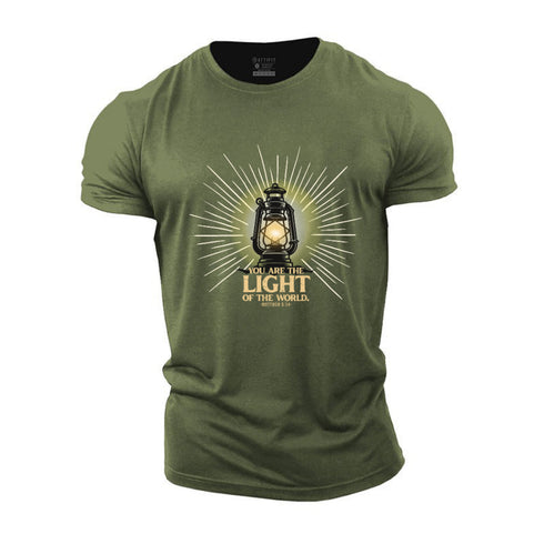 Men's You Are The Light Of The World Cotton T-Shirt